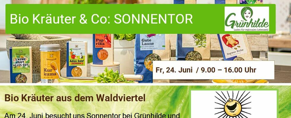 Verkostung Bio-Kräuter mit Sonenntor