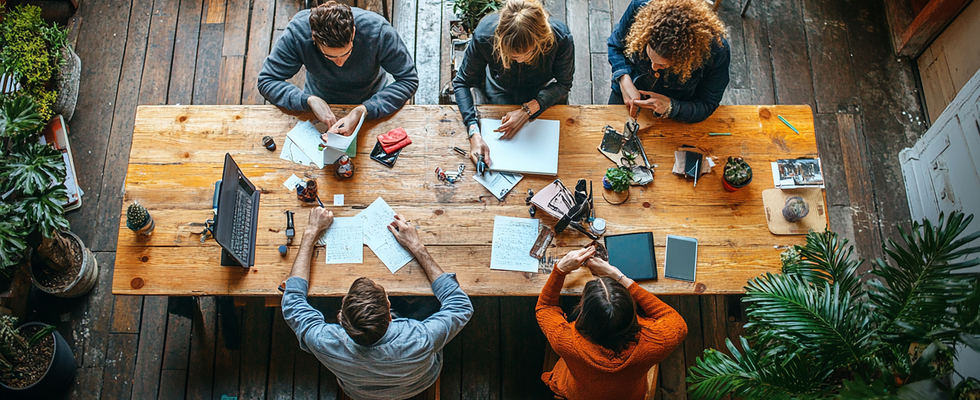 Schreibgruppe "The Write Place, the Write Time"