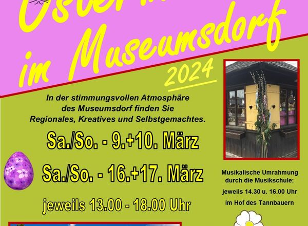 Erzählen und Genießen beim Ostermarkt im Museumsdorf