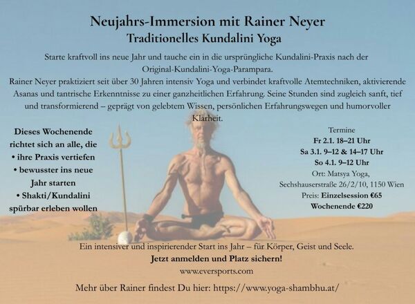 Neujahrs Immersion mit Rainer Neyer
