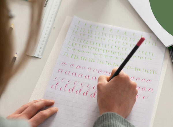 Workshop: Buntstift-Kalligraphie für Anfänger*innen