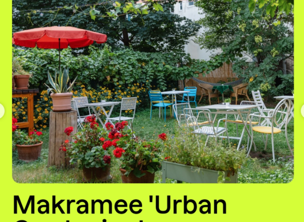 Makramee "Urban Gardening" Workshop by artsip