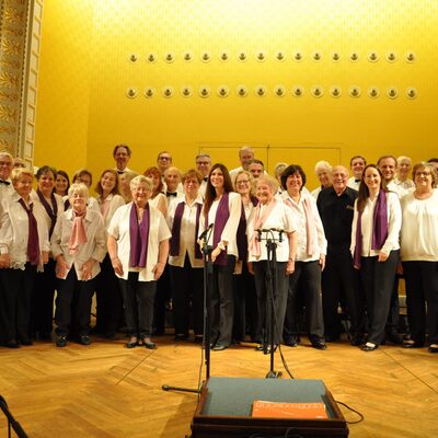 Proberaum für Mandolinen und Akkordeonorchester