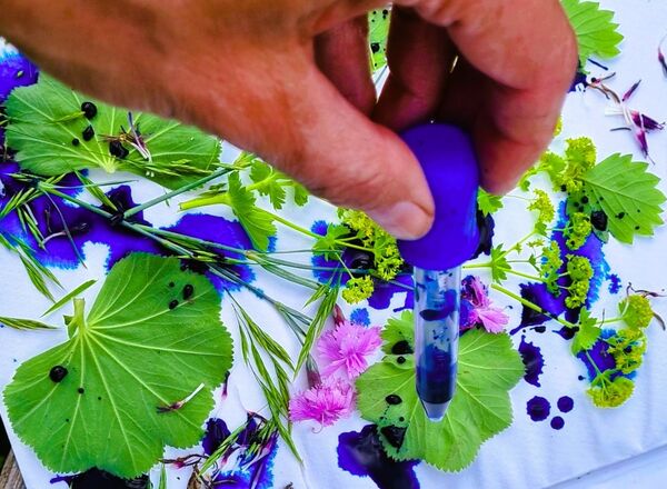 "Paint & Wine" · Malcafé im Garten
