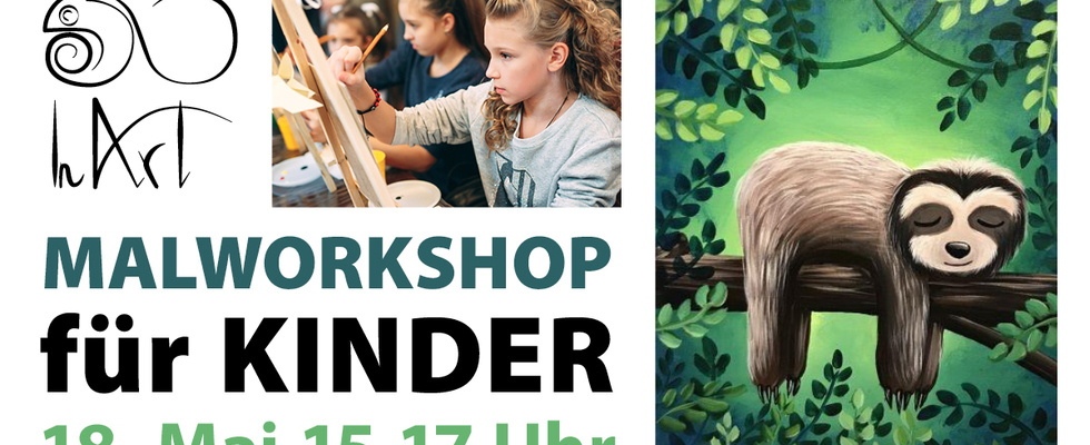 Malworkshop für Kinder - Faultier