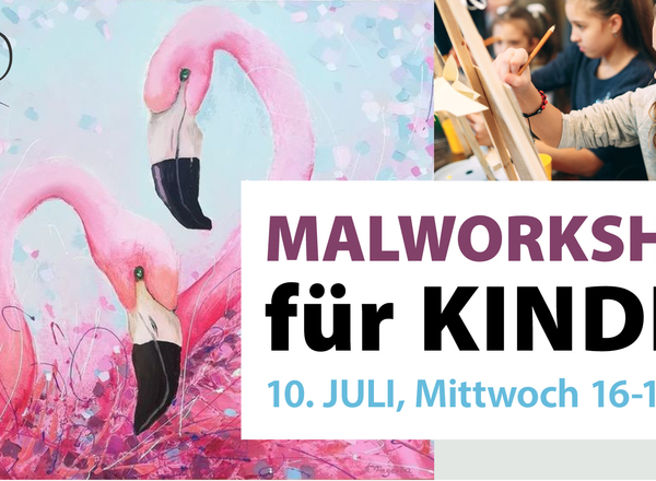 Malworkshop für Kinder - Flamingos