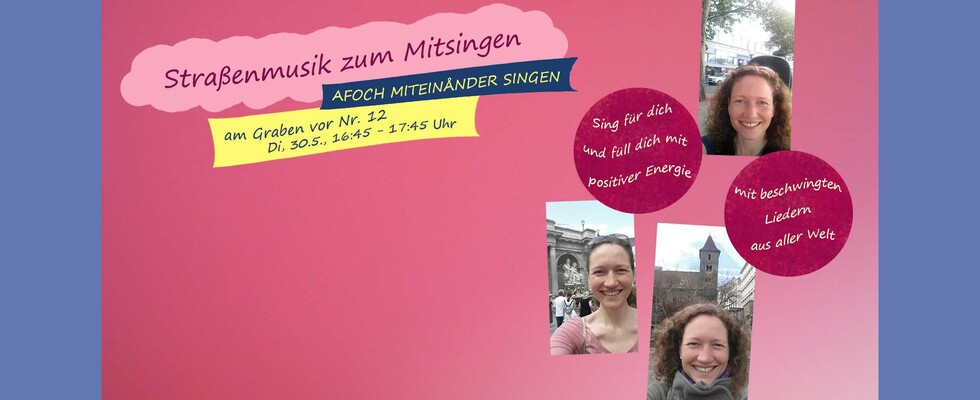 Straßenmusik zum Mitsingen