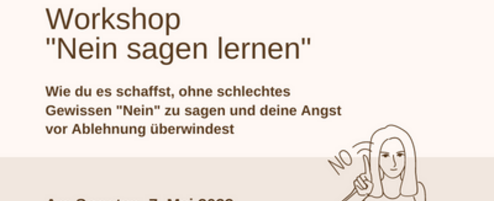 Workshop: The joy of rejection - Nein sagen und Grenzen setzen lernen