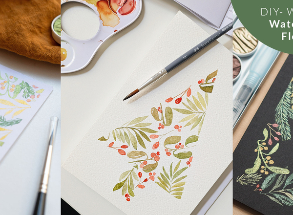 Aquarell-Workshop: Loose Winter Florals