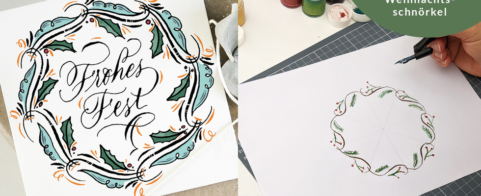 Workshop: Kalligraphie – Weihnachtsschnörkel & Effekte