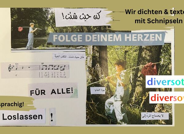 Dichten & Texten mit Schnipseln - mehrsprachig