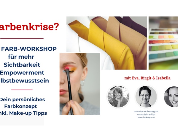 Farbenkrise? Dein persönliches Farbkonzept für mehr Sichtbarkeit, Empowerment und Selbstbewusstsein.