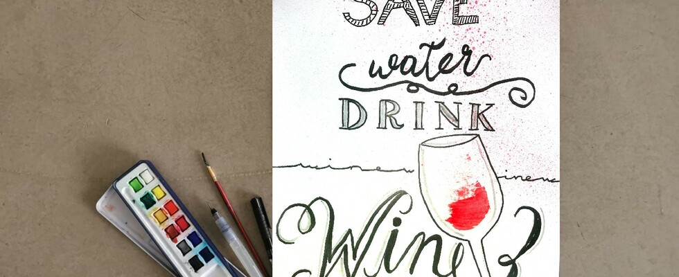 Dein Lieblingsspruch in Hand- oder Brush- Lettering