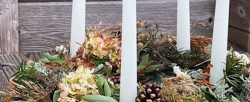 BLUMENFARM Adventkranzbinden