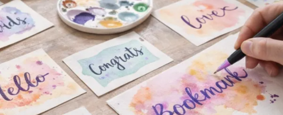Aquarell Lettering x artsip Workshop