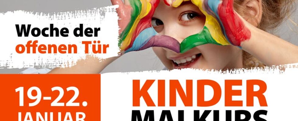 Kinder Malkurs - Woche der Offenen Tür