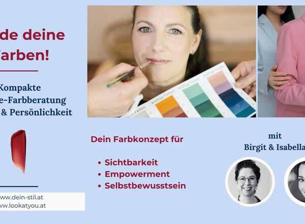 Finde deine Farben! Kompakte Online-Farbberatung für Stil & Persönlichkeit
