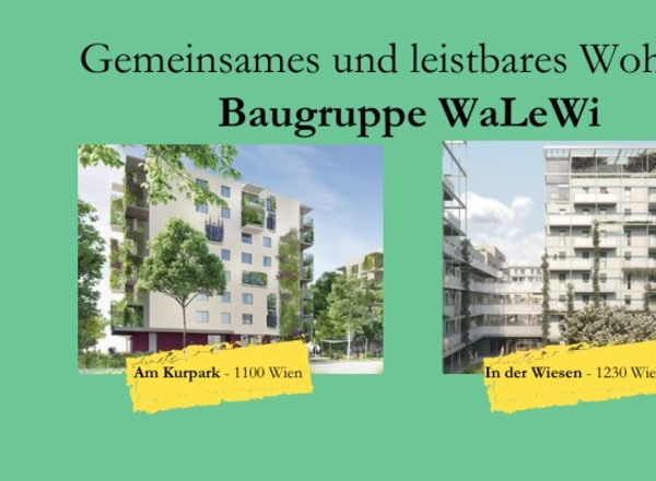 Verein WaLeWi -Wohnprojekt in 1100 und 1230 Wien