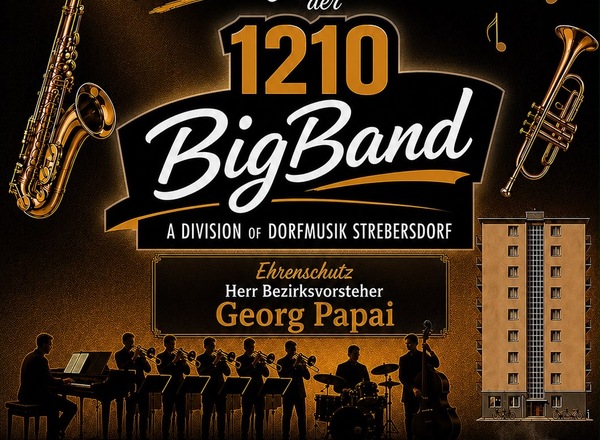 erster Auftritt der 1210 Big Band - Jazz und Swing in Strebersdorf