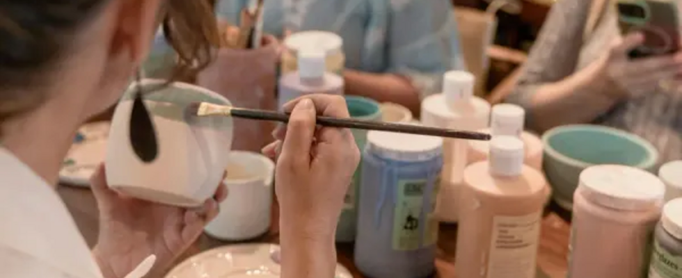 Pottery Painting 'Dolce Vita' Workshop by artsip