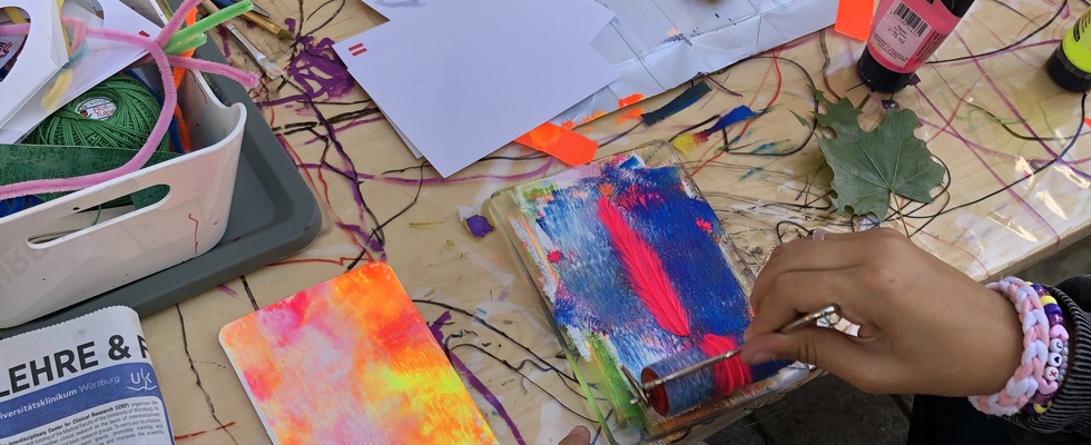 DRÜCK dich aus! Gel-Platten-Druck