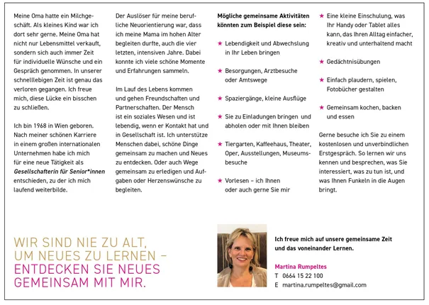 Gesellschafterin für Senior*innen – Foto 2