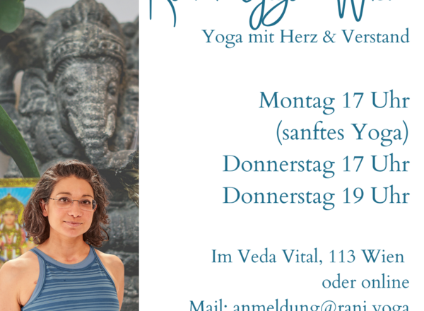 Online Yoga mit Rani & OFFLINE IM VEDA VITAL