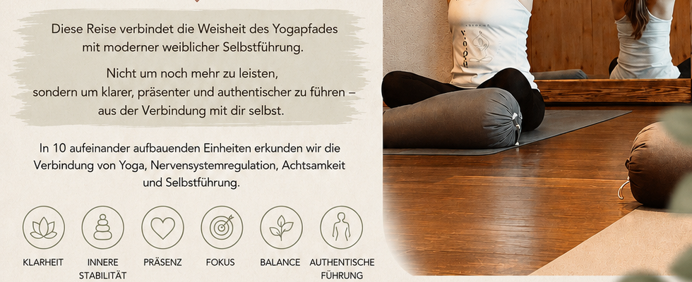 Yoga Spüren.Sein.Führen