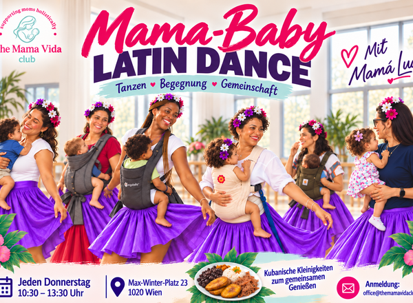 Mama-Baby Latin Dance mit Mamá Ludi – Tanzen, Begegnung & Gemeinschaft