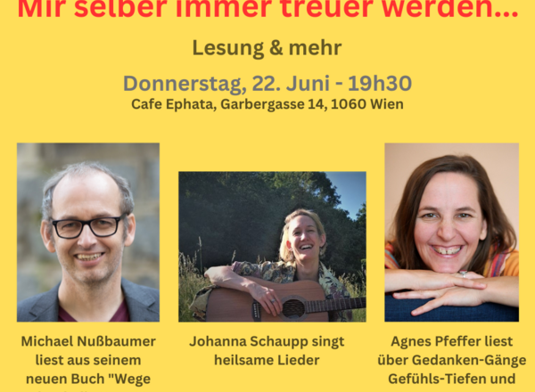 Mir selber immer treuer werden - Lesung & mehr
