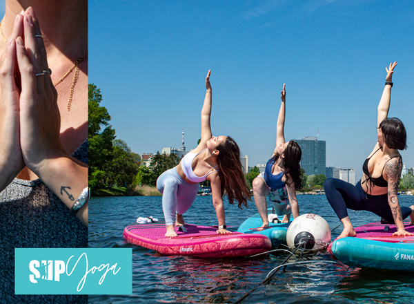 SUP YOGA an der Supbase 