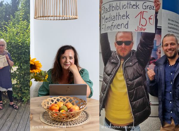 Lesung aus den Eigenen Reihen mit Petra Ellermann-Minda, Bettina Messner und Boris Miedl