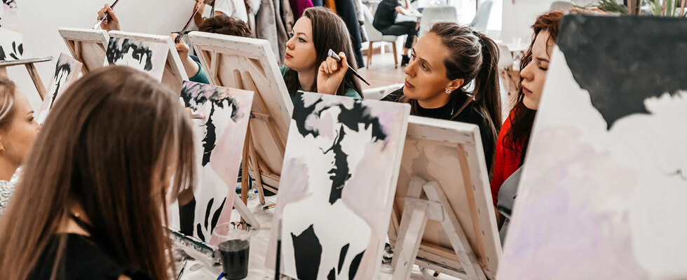 In Art Studio