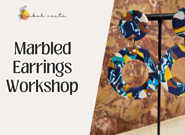 Marbled Earrings Workshop in Vienna