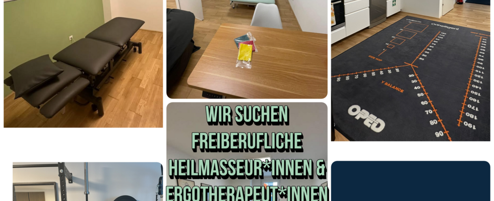 Freiberufliche Heilmasseur*innen & Ergotherapeut*innen gesucht 😊