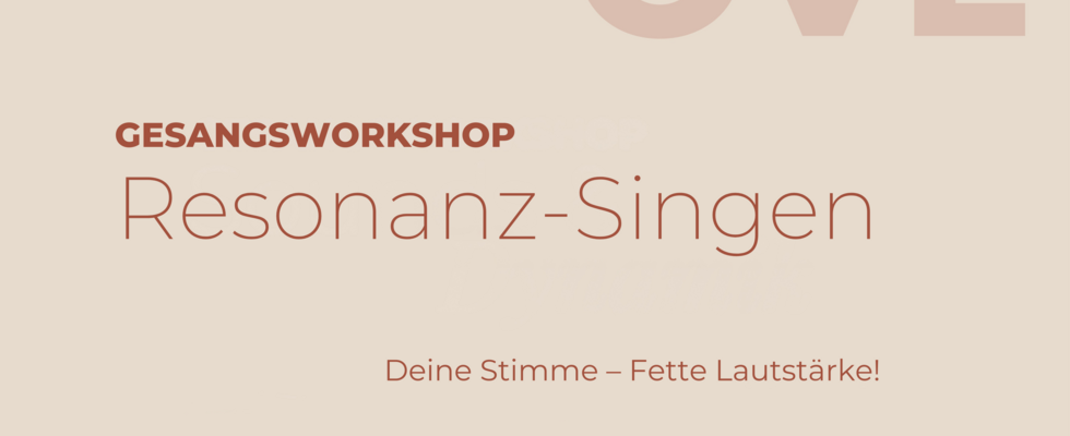 Gesangsworkshop Resonanz-Singen
