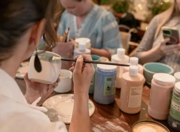 Pottery Painting 'Dolce Vita' Workshop by artsip