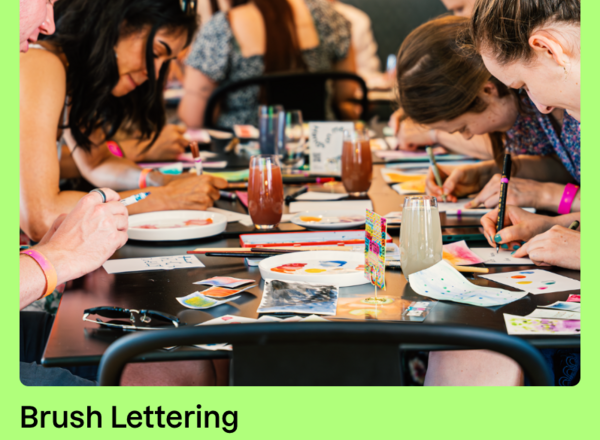 Brush LetteringWorkshop x artsip