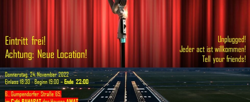Open Stage Event im Café BAHARAT