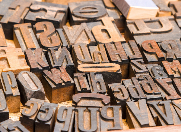 Text als Bildinhalt - Worte visuell gestalten.