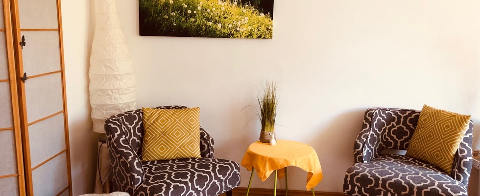 Praxis-Raum für Massage, Psychotherapie, Coaching, Therapie, Personal Training, Shiatsu & Klein-Gruppen