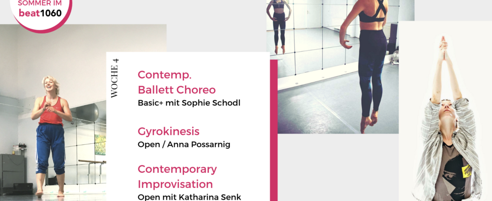 4. Woche Sommer beat: ContBallettchoreo - Gyro - Contemp Impro