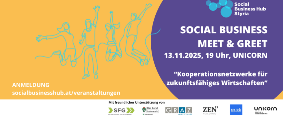 Social Business Meet & Greet 2025 – Wir feiern das Unternehmertum der Zukunft