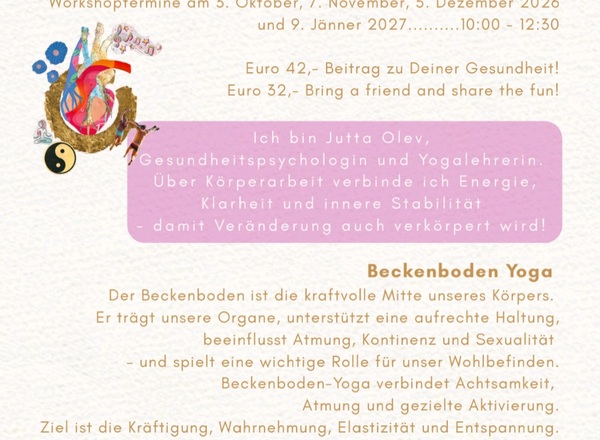 Hormonal Balancing Yoga Workshops im Herbst