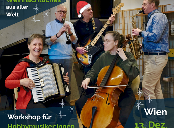 Weihnachtlicher Workshop für Hobbymusiker.innen