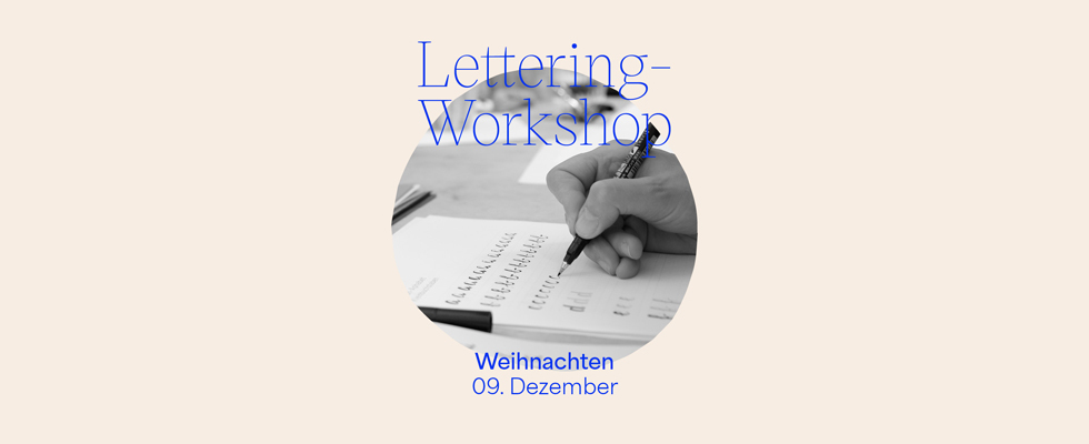 Workshop – Brush Lettering für Anfänger:innen: Weihnachtliches Lettern