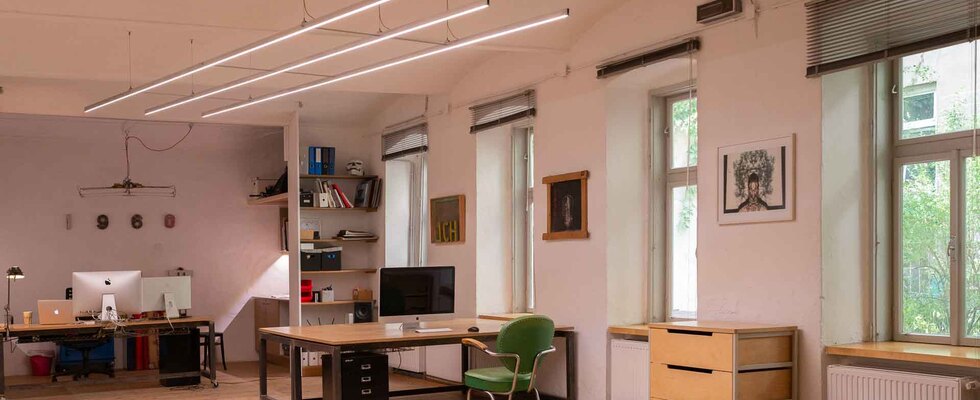Großraumatelier mit Atmosphäre