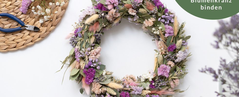 Workshop: Trockenblumen-Kranz binden