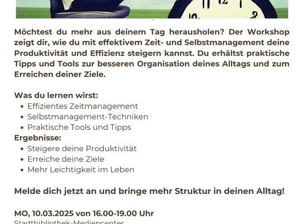 Zeit- und Selbstmanagement 